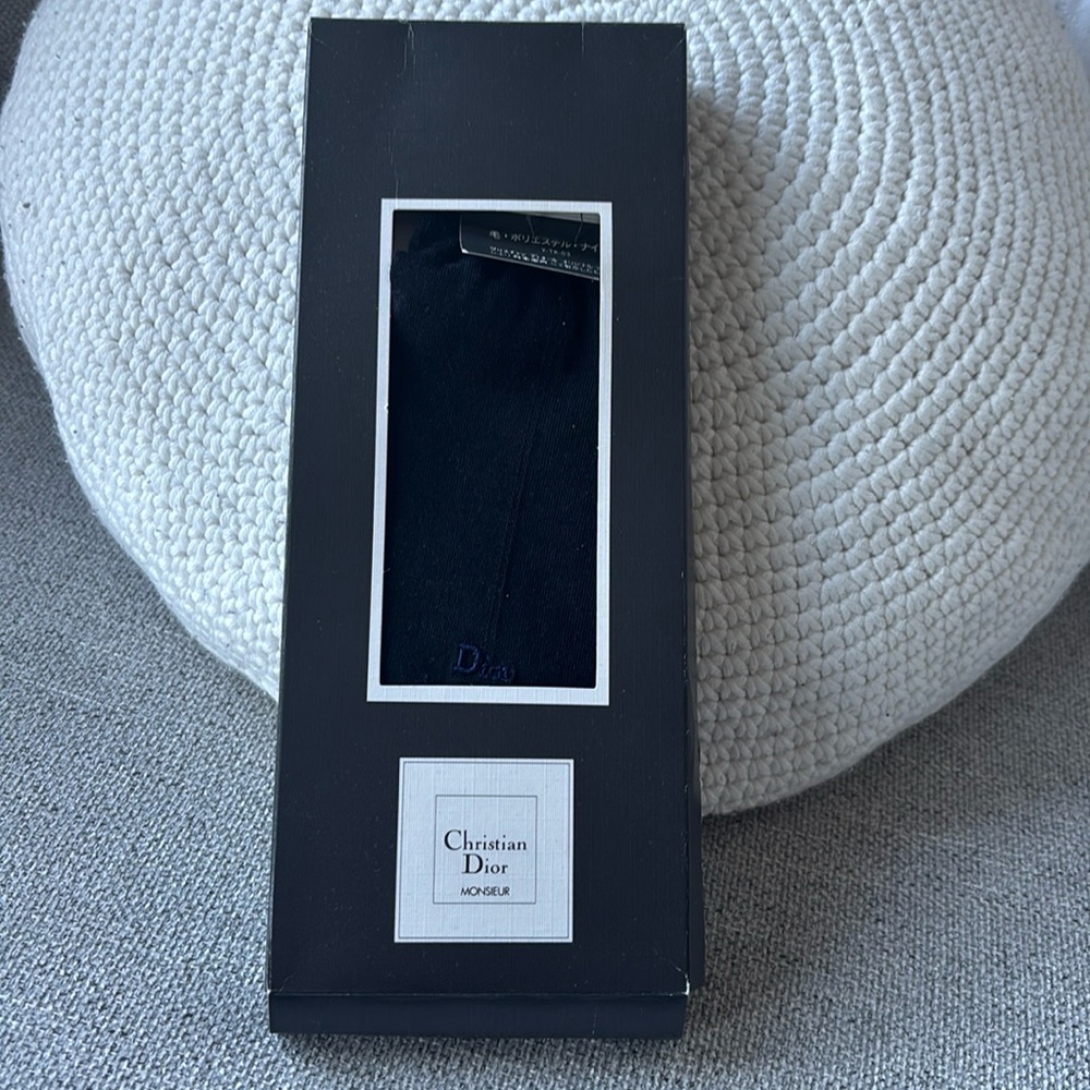 Christian Dior navy socks